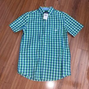 Men’s Short Sleeve Button Shirt SMALL